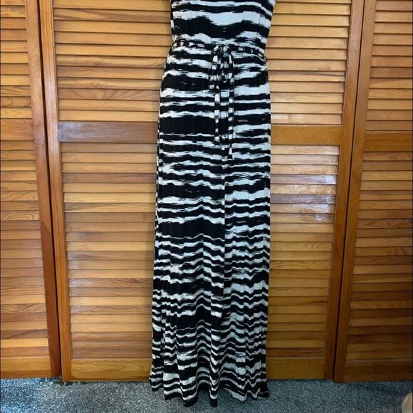 Nice Design History Maxi Dress Super Stretchy Boho Hippie Zebra Pattern - Picture 2 of 7